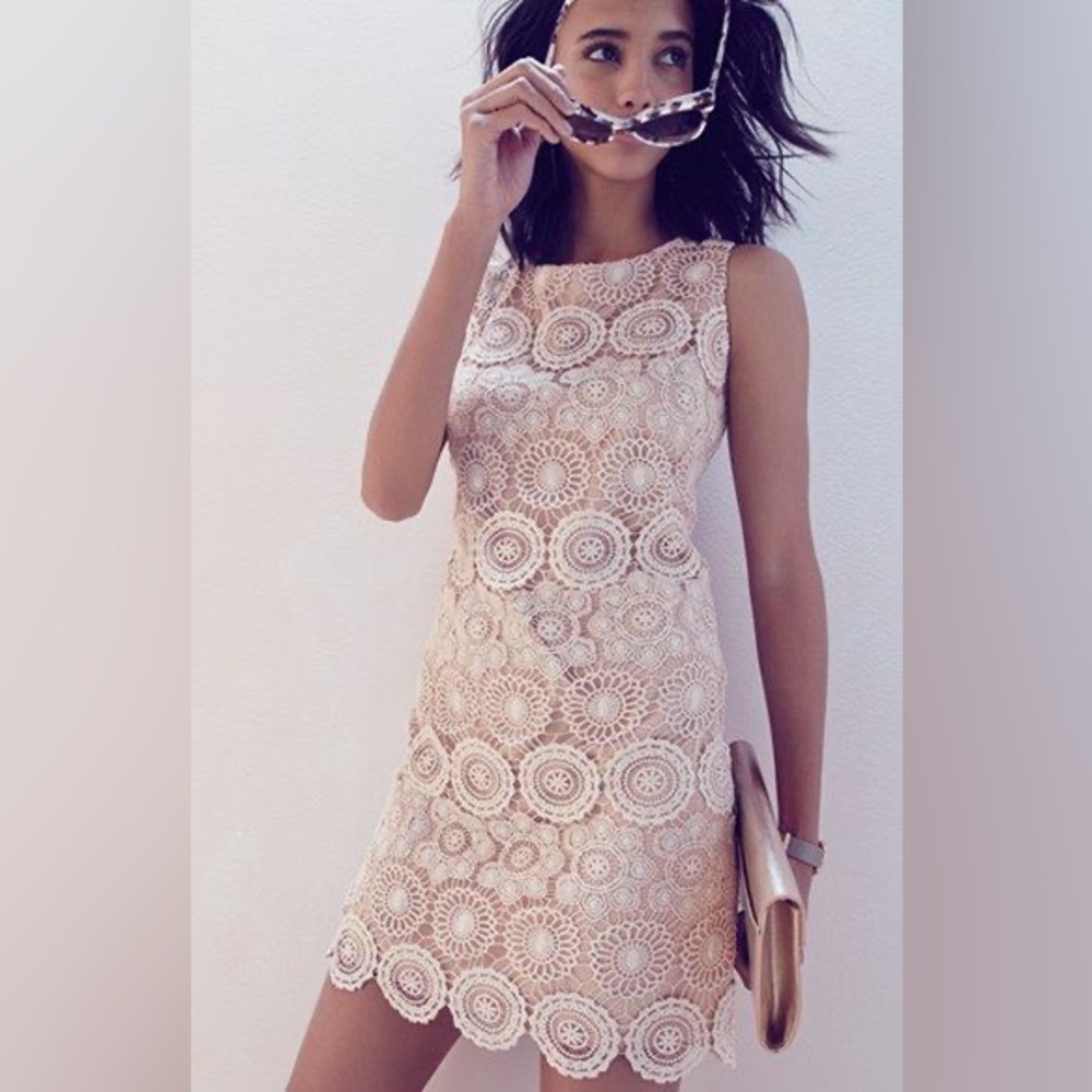 Eliza J dress. Crochet boho style. Size 6